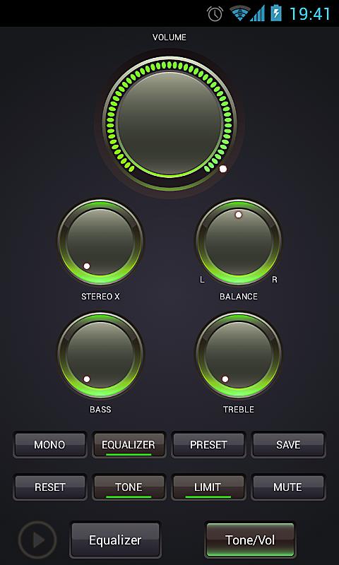 Poweramp Free Green Skin HD