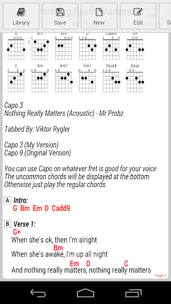 GuitarTapp ChordPro