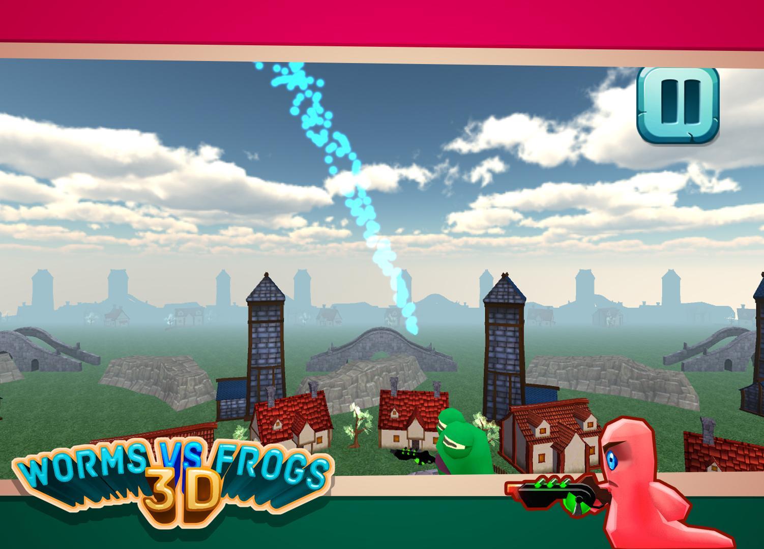 Worms Vs Frogs 3D