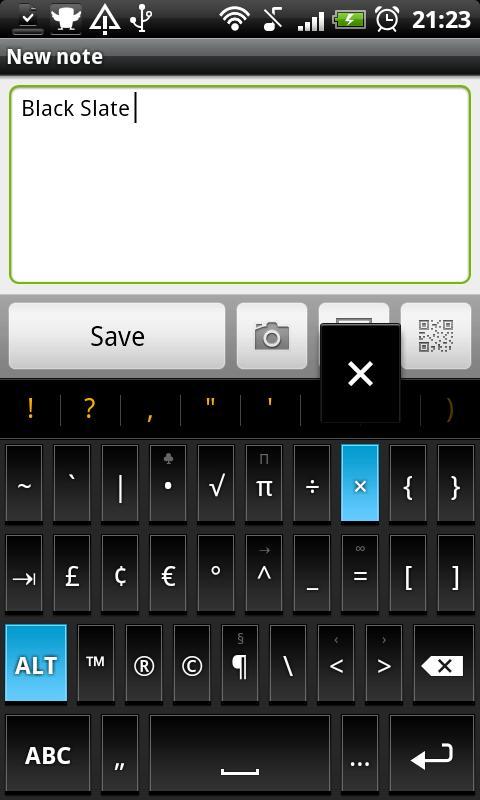 Black Slate - Keyboard Theme