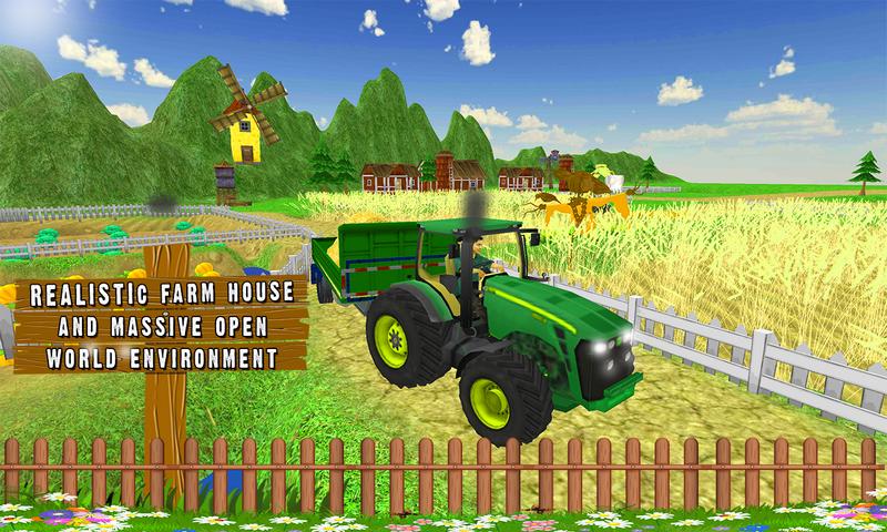 Farm Tractor Transportation 3D