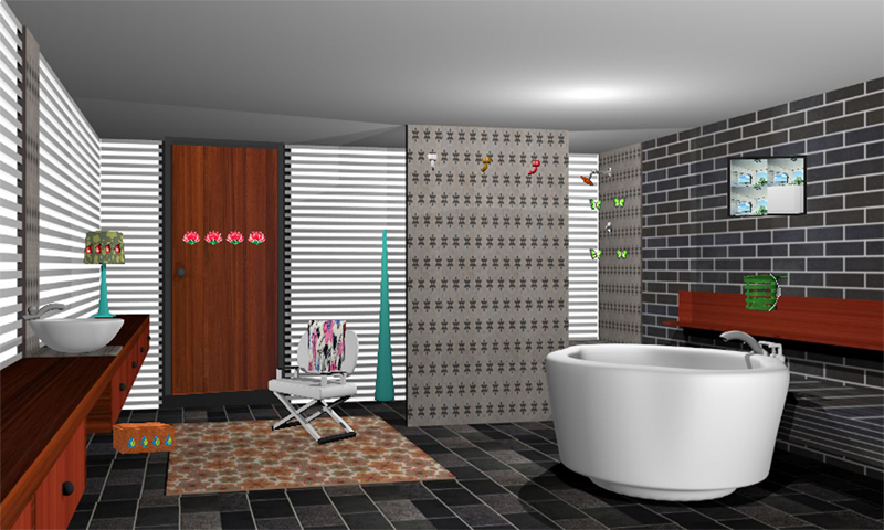 3D Escape Messy Bathroom