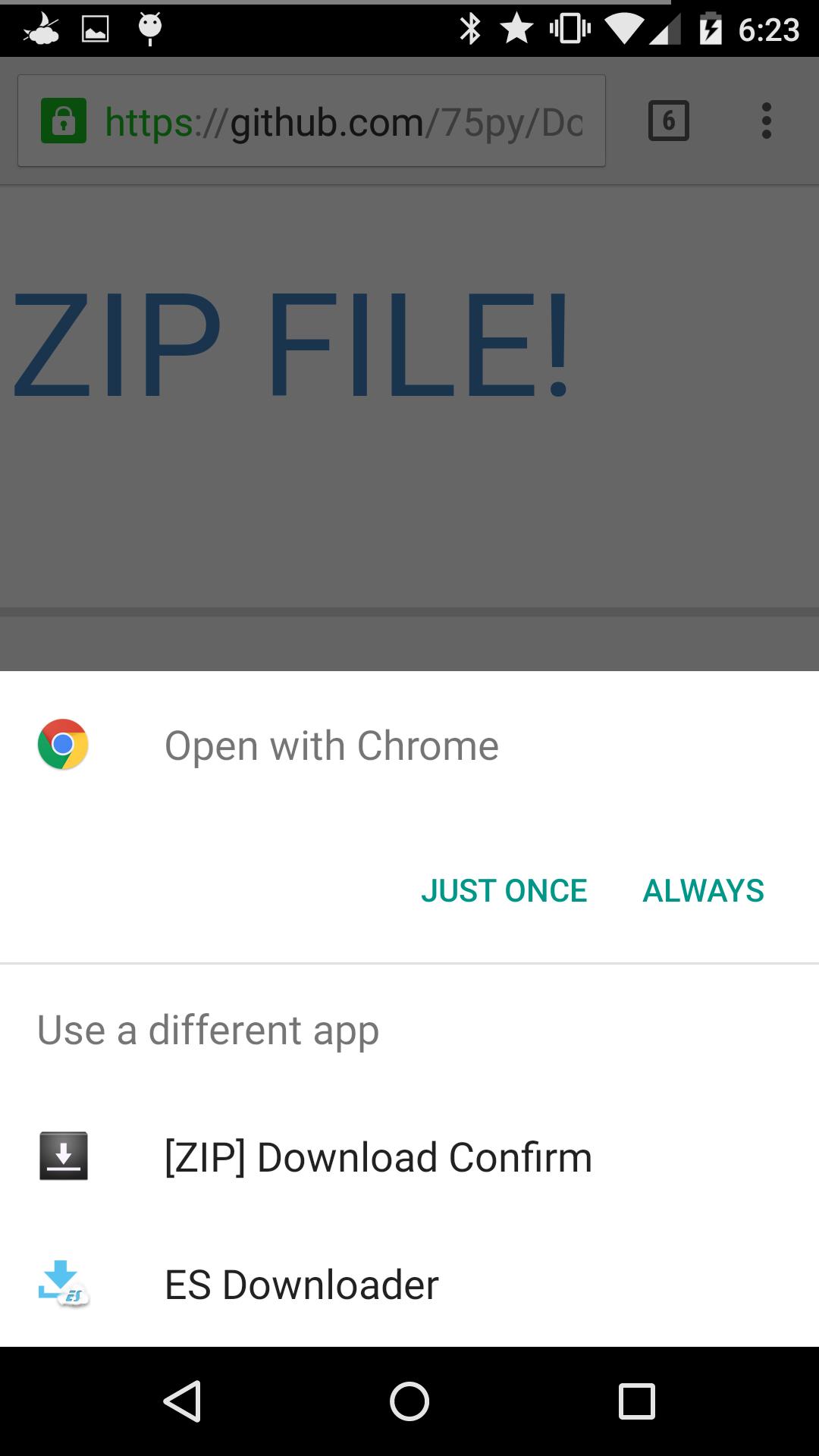 Download Confirm